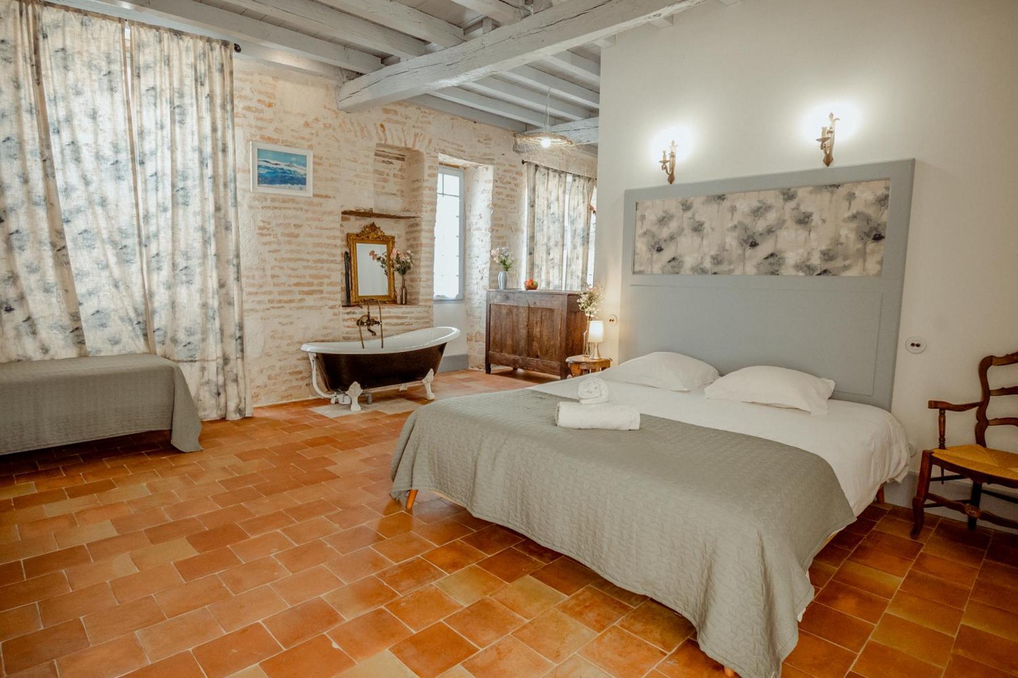 La Chambre Bleue Lauzerte Esterno foto